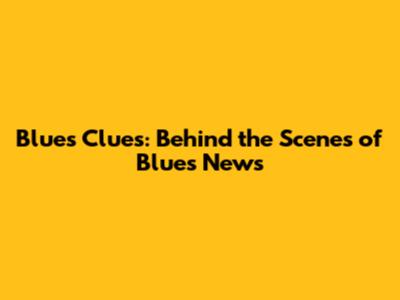 Blue's Clues: Behind the Scenes of Blue's News