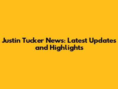 Justin Tucker News: Latest Updates and Highlights